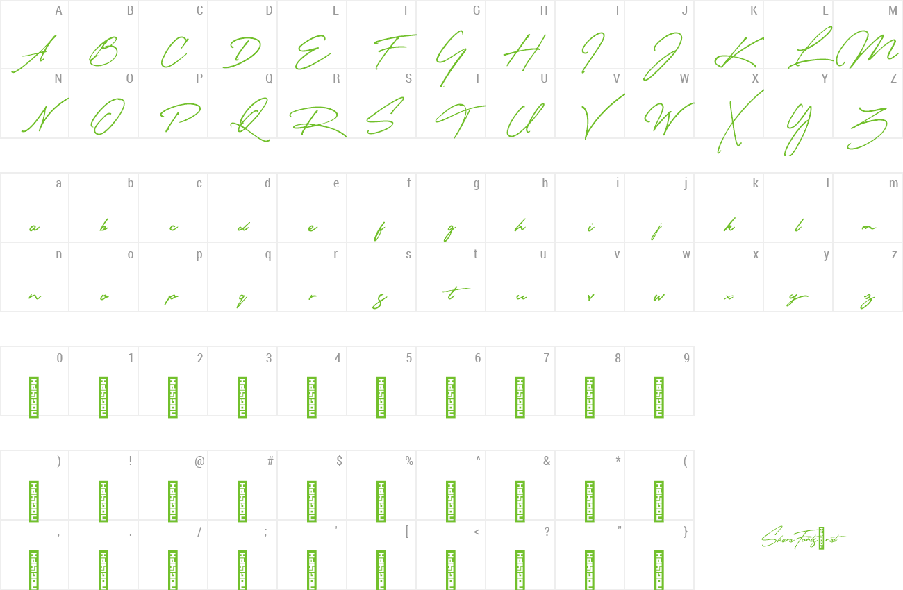 Font Matsury preview